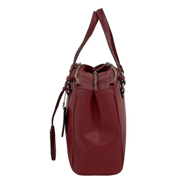 COACH - F32829 Red Leather Handbag - Picture 2 of 10